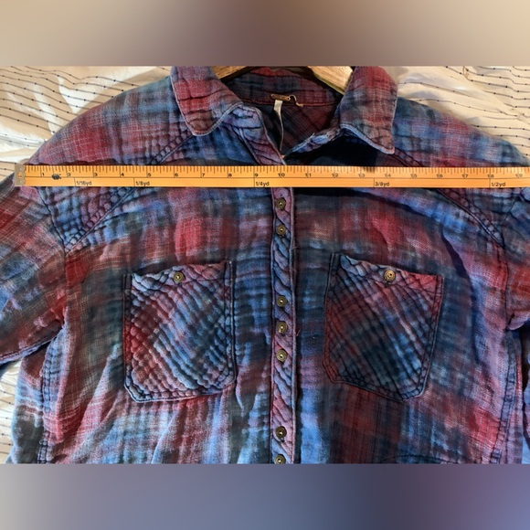 Free people flannel shacket - Picture 5 of 8